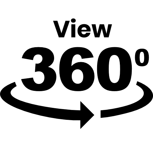 360-degree angle icon